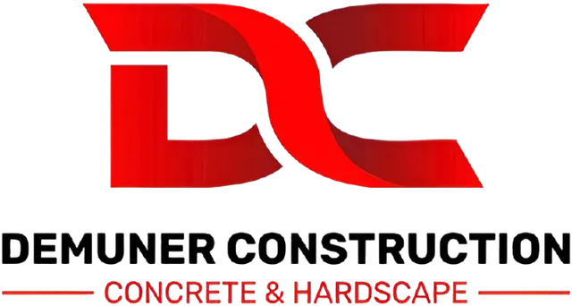 Demuner Construction logo - concrete and hardscape services company